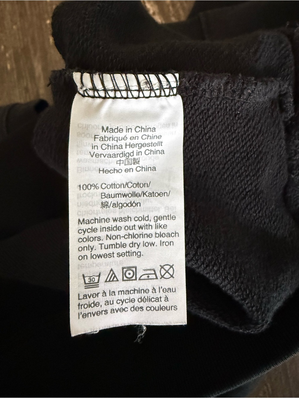 J.Crew Black "Love." Graphic Cotton Crewneck Sweatshirt Pullover XS (Fits XXS/XS - Picture 9 of 9